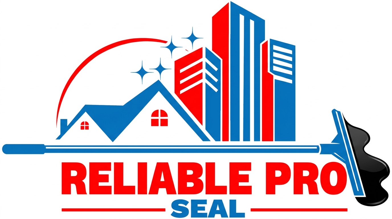 Reliable Pro Seal logo — asphalt sealcoating and parking lot striping, Springfield MO